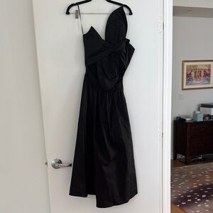 Flower cotton dress with one strap NWT